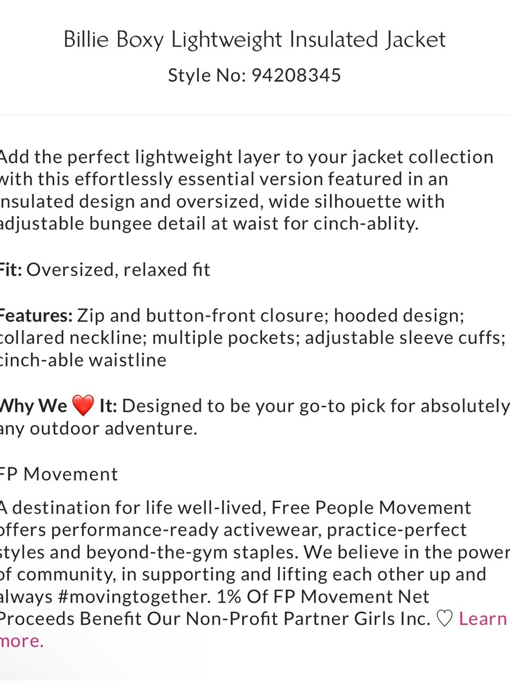 FP Movement Billie Boxy Jacket - Picture 2 of 6